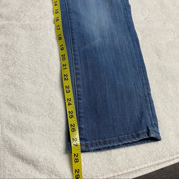 Lucky Brand Golden State Crop Jeans with Distressing Size 4/27 - Picture 11 of 12